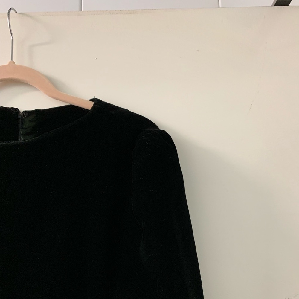 Vintage Velvet peplum dress